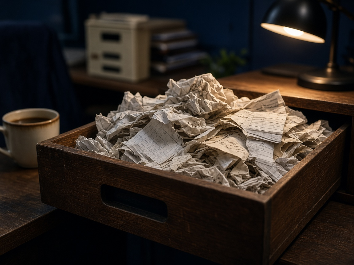 Still stuffing receipts in a drawer?